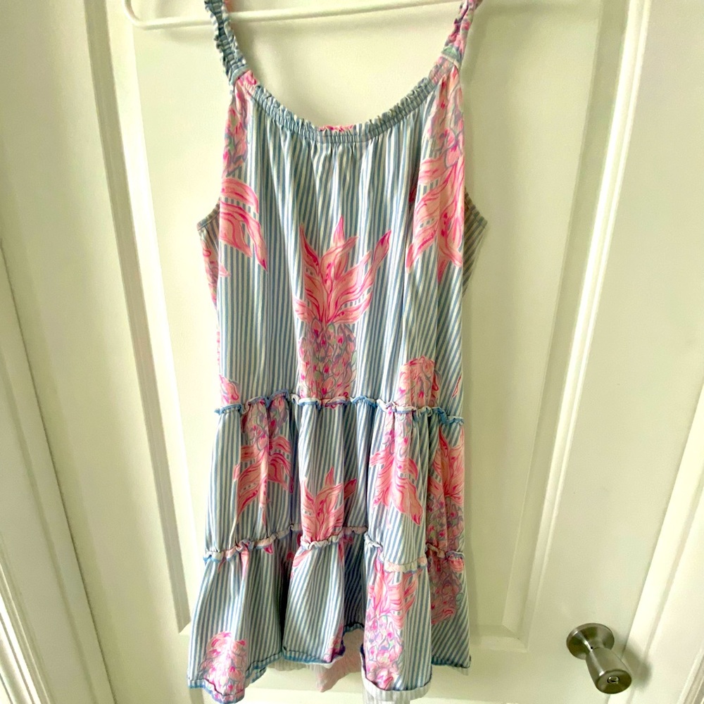 Lilly Pulitzer dress. Super comfy.